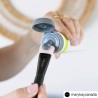 Perie din silicon pentru aplicarea mastilor