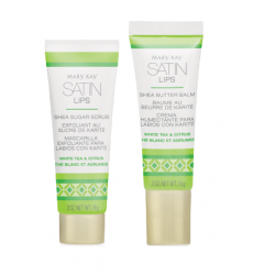 Sistemul de îngrijire a buzelor cu unt de shea Satin Lips® „Ceai alb şi citrice”